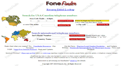 Desktop Screenshot of fonefinder.net